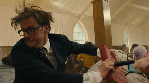 I never knew Firth's hair could move this way.